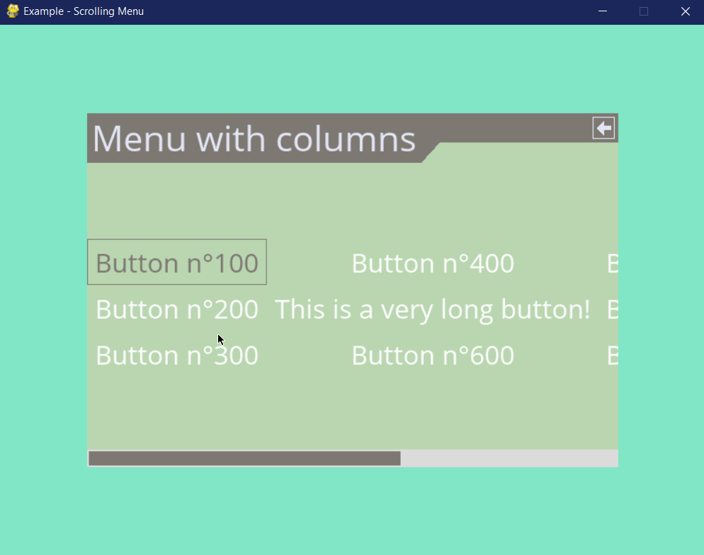 Since v3, menu supports columns and scrolls